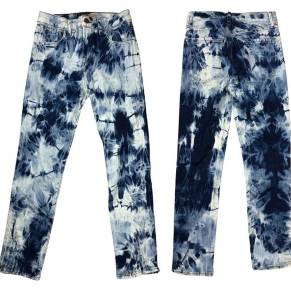 J Brand Bleach Dyed High Rise Skinny Stretch NWT - Picture 1 of 12